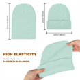 thumbnail image 2 of Niaviben Thin Beanie Skull Cap Warm Hats for Women Brimless Hats for Men Paperboy Hat Men’s Hats for Women G One Size, 2 of 6