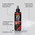 thumbnail image 5 of Homenest Ceramic Coating Spray for Cars, 100ml Nano Hydrophobic Paint Sealant, Gloss Enhancer & Scratch Remover, Easy Spray Car Polish for Exterior, Auto Detailing Coating, 5 of 6