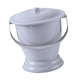 thumbnail image 1 of Urinario nocturno con orinal, orinal de escupidera para inodoro portátil y grueso con Gris, 1 of 8
