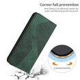 thumbnail image 5 of Funda tipo cartera de cuero magnético texturizado con patrón en S para iPhone 6, 7, 8, SE2 y SE3: alta resistencia magnética, ranuras para tarjetas, antiarañazos y protección duradera., 5 of 5