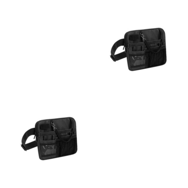 maskred Cloth Practical Nurse Tool Belt Tape Bracket For Easy Access To Tools Oxford Fabric Is black 2Set