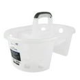thumbnail image 6 of Mainstays Portable Shower Caddy Frosty Plastic, 6 of 6
