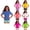 Dark blue + green, variant on Girls Mix and Match Rash Guard Swimsuit Set, Short Sleeve Swimsuit and Beach Shorts for Boys and Girls XS-XL