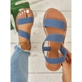 thumbnail image 2 of Women Minimalist Elastic Band Flat Sandals  Fashion Sandals, 2 of 7