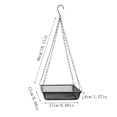 thumbnail image 2 of Hanging Bird Feeder Tray Platform Metal Mesh Seed Tray for Bird Feeding,Durable Wild Bird Feeder Hanging for Garden Yard Outside,Attracting Birds with Strong Mesh Platform and Chains, 2 of 9