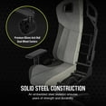 thumbnail image 4 of CORSAIR T3 RUSH - Gaming chair - armrests - T-shaped - tilt - fabric - charcoal gray, 4 of 6