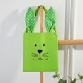 thumbnail image 6 of FYHALE Easter Bunny Ear Gift Bag Linen Tote Handbag 13x8" Reusable Festival Party Packaging Bag for Easter Gifts Candy Decoration, 6 of 6