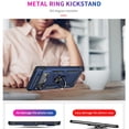 thumbnail image 4 of Compatible with Google Pixel 6 Pro Case Built-in 360 Ring Holder Kickstand, Extreme Protection Military Armor Magnetic Car Dual Layer Protective Heavy Duty Phone Cover For Google Pixel 6 Pro,Blue, 4 of 8