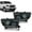 Smoke Lens Black Housing, variant on CROSSDESIGN Clear Chrome LED Headlights Left+Right Fit For 07-13 Toyota Tundra 08-17 Sequoia