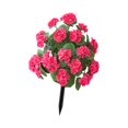 thumbnail image 4 of Estaca de flores de Begonia, flores artificiales, adorno de arte del patio, vegetación de imitación falsa para Patio del patio trasero del Rosa rojo, 4 of 8