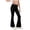 Z-01Black, variant on Ruyang Girl's Black Flare Jeans Button Front Elastic High Waist Flare Bell Bottom Pants Kids Split Stretchy Jeans Pants