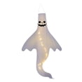 thumbnail image 2 of Halloween Decoration White Halloween Fierce Ghost Windsocks Hanging Decorations Flag Wind Socks Outdoor Ghost Windsock with LED Light Hanging Outdoor Decor for Home Yard Party Supplies, 2 of 3