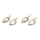thumbnail image 4 of Guardurnaity 1 par de pendientes colgantes ahuecados para el diario, cadena larga, joyería femenina, suministro a juego, regalos para amigos, Oro 2piezas, 4 of 6