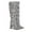 Zebra-stripe, variant on Hinvhai Fashion Knee High Boots for Women ,Classic Pointed Toe Chunky High Heeled Boots with Side Zipper Fashion Elastic Tall Boots Cameo 9.5(43)