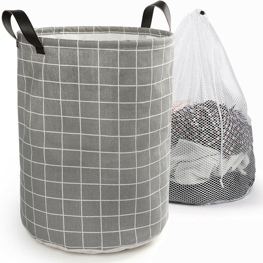 Laundry Hamper Basket Sorter Wash Clothes Storage Foldable Bag Bin Organizer 