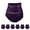 Deep Purple, variant on Slimetica High Waist Tummy Control Panties, Cross-Wrap Shapewear Underwear, Soft Stretch Mesh Full Coverage