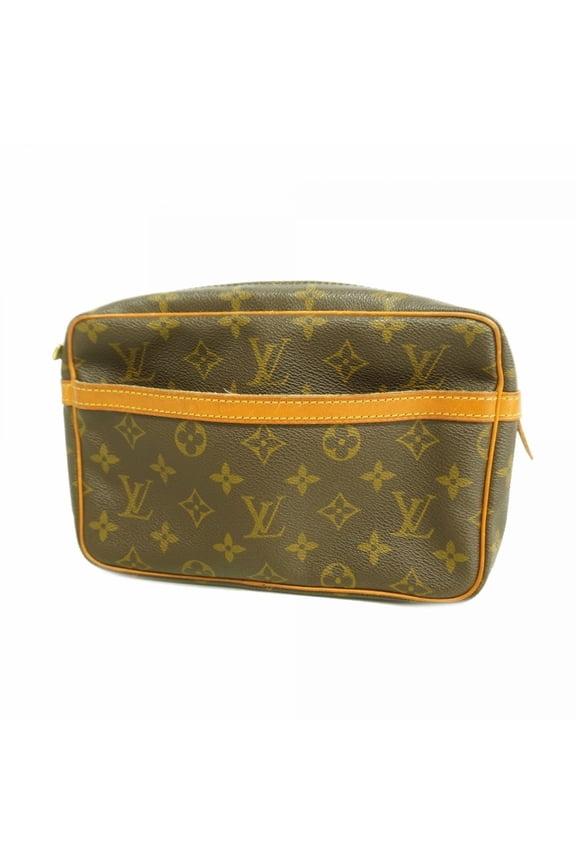 Pre-Owned Louis Vuitton Monogram Compiegne 23 Clutch Bag M51847 Brown (Men's/Women's)