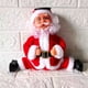 thumbnail image 4 of Muñeco musical navideño de Papá Noel giratorio al revés con música, regalo decorativo, 4 of 6
