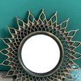 thumbnail image 4 of GJX Wall Mirrors Decorative,Vintage Hanging Mirror,Practical Use Decorative Mirror,Gold, 4 of 4