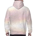thumbnail image 7 of Kdxio Glitter Light Pearl Print Mens Casual Hooded Collar Drawstring Hoodies Pullover Sweatshirts Casual Long Sleeve Shirts-Small, 7 of 7