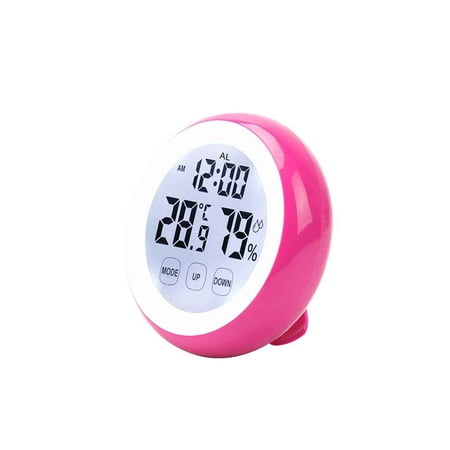 °C/°F Digital Thermometer Humidity Meter Alarm Clock Touch Key With Backlight Hygrometer For Home Office Baby