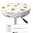 thumbnail image 2 of Sea Turtle Basking in the Sun Round Bar Stool Seat Covers, Elastic Round Chair Cover Stool Seat Slipcover Bar Stool Cushions Round Pad for 12-14 inch, 2 of 5
