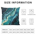 thumbnail image 5 of Fenyluxe Marbled Surface Abstract Painting Pillow Cases with Zipper Home Decor for Living Room Bedroom Bed Cushion Outdoor Aesthetic Decorative 1PC 12x12in, 5 of 5