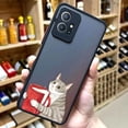 thumbnail image 5 of Matte Case for VIVO Y93 Y91C Y91 Y85 Y77 Y76 Y75 Y73 Y72 Y71 Y53 Y52S Y50 Y35 Y22 Y21 4G 5G Case Cute Cat Cartoon Illustration, 5 of 5