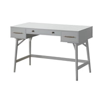 Coaster Mid-century Modern Style Writing Desk in White