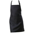 thumbnail image 3 of Delantal infantil de chef con bolsillo, unisex, para cocina, jardín, pintura, cocina, repostería, talla M, color negro, 3 of 8