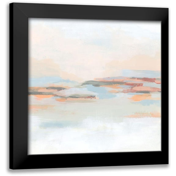 Vess, June Erica 12x12 Black Modern Framed Museum Art Print Titled - Sunset Coast I