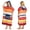 Red Stripe, variant on Tirrinia Kids Hooded Poncho Towel for Surf Swim, Absorbent Beach Wearable Towel for Teenagers, Sand Proof Swim Changing Robe