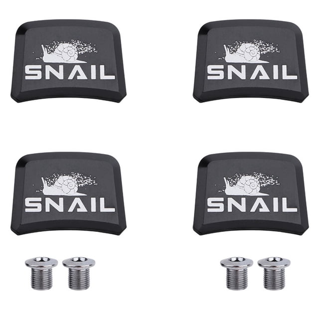 4 Pcs Chainring Bolts MTB Road Bike Single Speed Screws Square Aluminum Nut