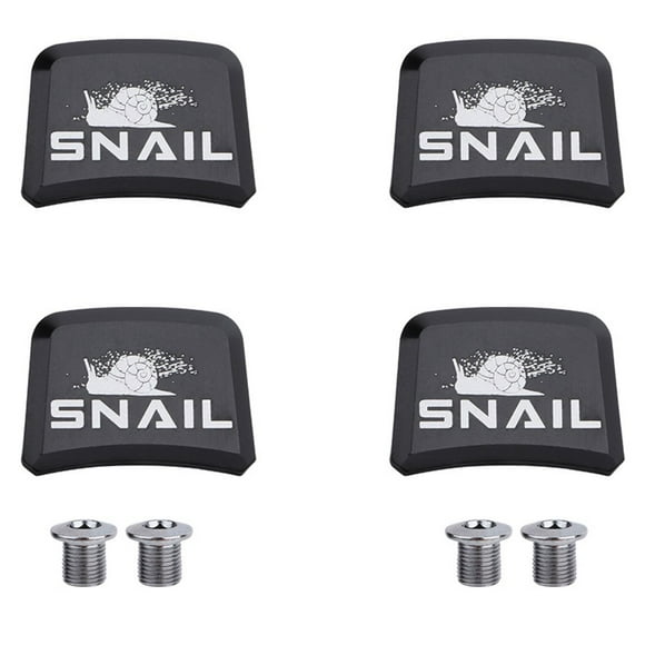 Practical Brand New Crank Screw Single Speed Screws Square Aluminum Nut Chainring Bolts 4Pcs Black
