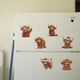 thumbnail image 5 of Pintura Diamantes Nevera Magnet Refrigerador Art Nidge 6 PPCS Acrílico Forma Especial Vehículo para Adultos Beginners, 5 of 9