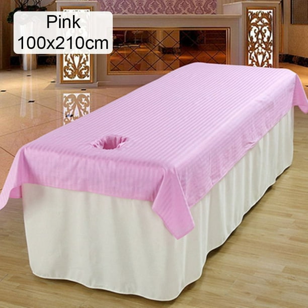 insluiten Aan het liegen Negen Soft Salon Sheets Elastic Tui Na cloth SPA Bed Cover Beauty Salon Massage  Sheet Massage towel PINK 100X210 - Walmart.com