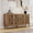63"-Rounded Corners-Brown, variant on CBJCBJ 31.5" Retro Arc Carved Sideboard Buffet Cabinet, Wooden Credenza Storage for Dining Room, Brown