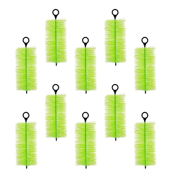 Pack of 10 Fish Pond Filter Brushes Corrosions Resistant Efficient Cleaning Brush for Fishtanks Pond Pool Maintenances
