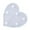 white, variant on putnchl LED Marquee Lights Heart Shaped LED Plastic Light Up Sign For Night Light Wedding Birthday Party Battery Powered Christmas Lamp Home Bar Decoration