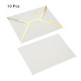 thumbnail image 3 of Unique Bargains V Flap Invitation Envelopes, B6, White, 10 Pack, 3 of 5