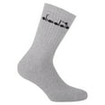 thumbnail image 2 of Diadora Unisex Tennis Socks - 3 Pack, Logo Grey 43-46, 2 of 3