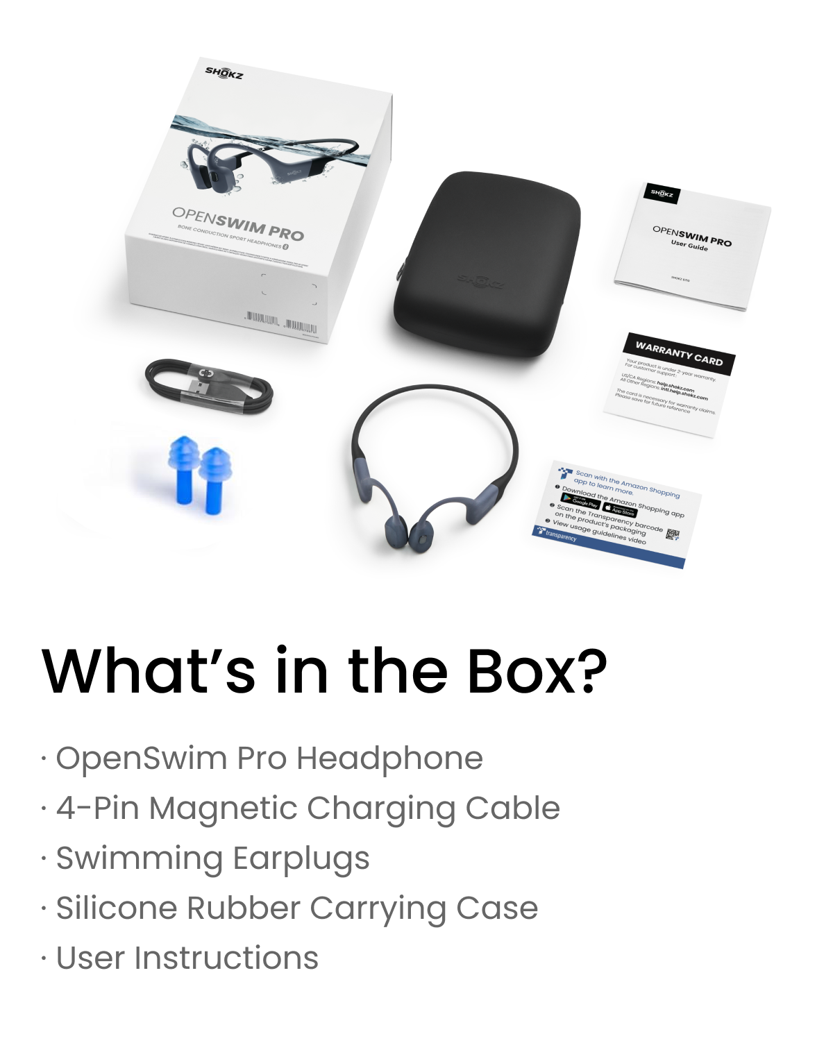 Shokz OpenSwim Pro Bone Conduction Bluetooth Headphones photo 7