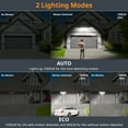thumbnail image 6 of LEPOWER Battery Powered LED Flood Light Outdoor,1500 LM, 5000 K, IP65 Waterproof, Wireless Flood Light Battery Operated, 3 Head Motion Detector Light for Garage, Yard, Porch, White, 6 of 9