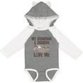 thumbnail image 3 of Inktastic Grandma and Grandpa Love Me Sloth Girls Long Sleeve Baby Bodysuit, 3 of 5