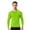 Light Green, variant on Men's Compression Shirt Long Sleeve, Athletic Workout T-Shirt & Active Sport Top, Muscle Support Baselayer for Running, Gym, Fitness Training & Cold Weather Black L