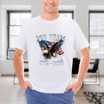 thumbnail image 4 of LAOLIUSN 250th Anniversary “250 Years” 1776-2026 Patriotic Eagle American Flag Graphic T-Shirt, 100% Cotton, Unisex S-4XL, 4 of 5