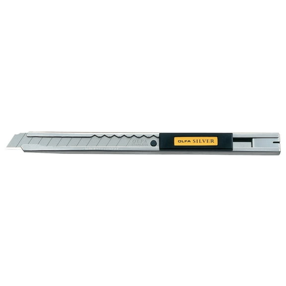 Olfa Stainless Steel Slide-Lock Knife With Snap Off Blades