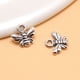 thumbnail image 4 of Toystoory 50 Uds. Colgantes únicos de abeja de aleación para pulseras-pequeño y Metal galvanoplastia de larga duración es plata antigua Type1 NO1, 4 of 6