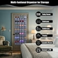 thumbnail image 7 of Retrocular Over the Door Shoe Organizer, 35 Pockets Hanging Rack Closet Shoe Organizers Storage, Black, 7 of 7