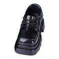 thumbnail image 3 of Milaget 2Pcs Action Figure Footwear Chunky Sole Miniature Model 1/4 Scale Doll Shoes Black, 3 of 9